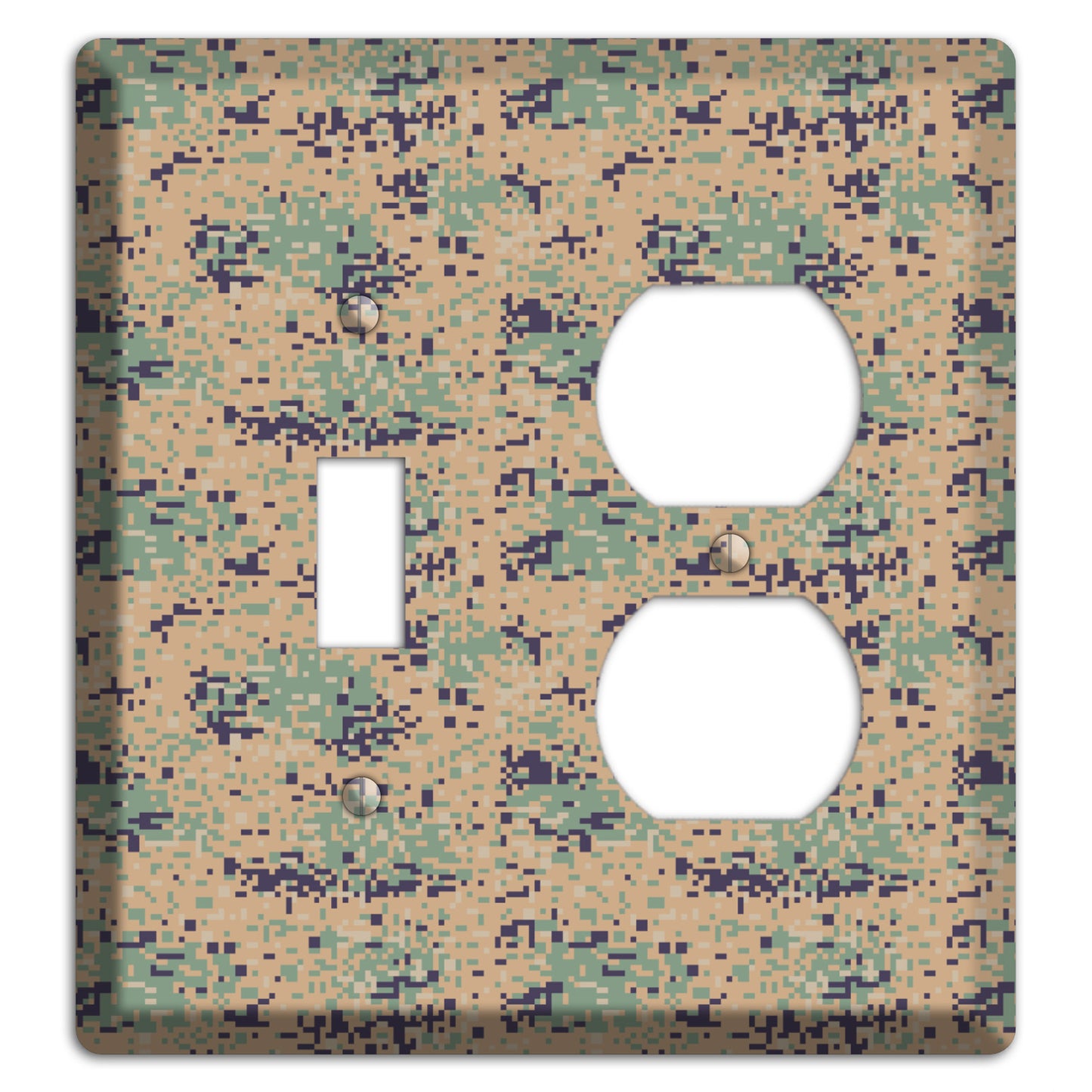 Marpat Woodland Camo Toggle / Duplex Wallplate