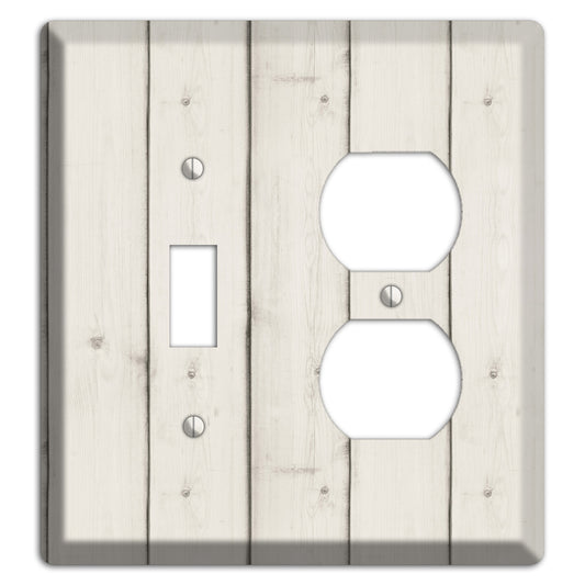 Satin Linen Antique Toggle / Duplex Wallplate