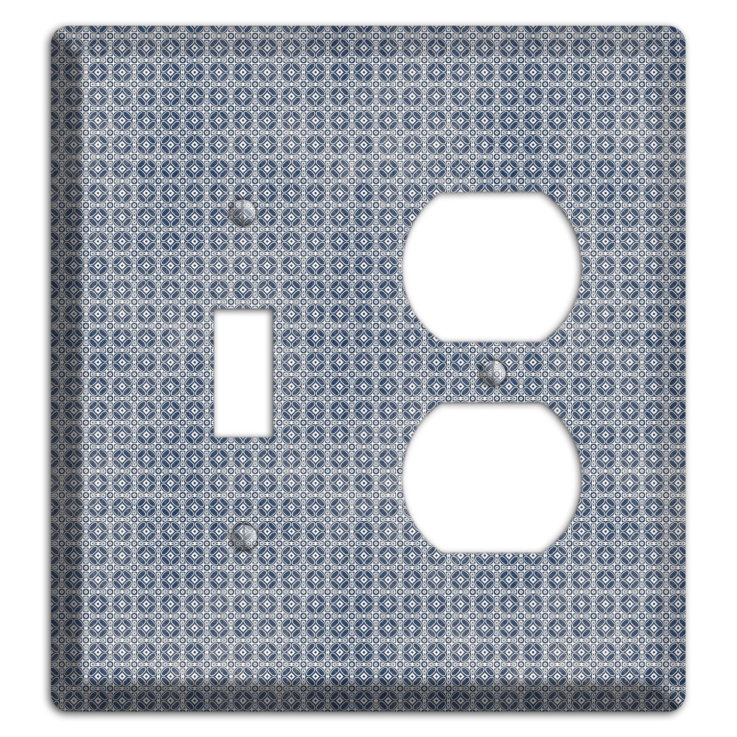 Multi Grey Arabesque Toggle / Duplex Wallplate