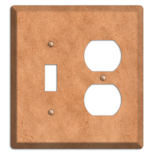 Aged Paper 7 Toggle / Duplex Wallplate