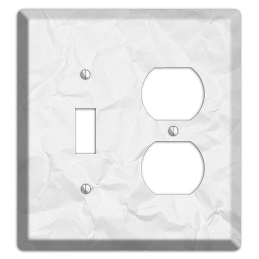 Gallery Crinkled Paper Toggle / Duplex Wallplate