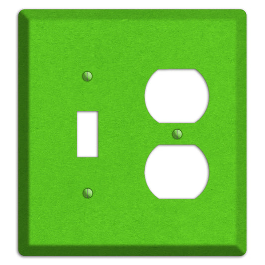 Kelly Green Kraft Toggle / Duplex Wallplate