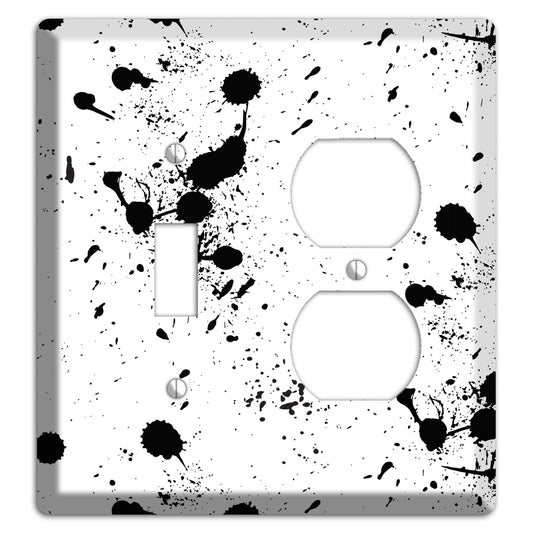 Ink Splash 3 Toggle / Duplex Wallplate