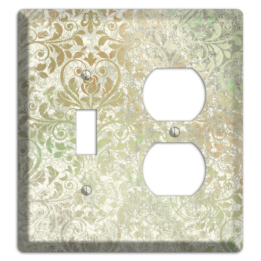 Tana Whimsical Damask Toggle / Duplex Wallplate