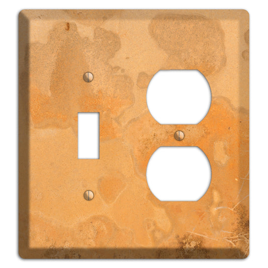 Tan Concrete Toggle / Duplex Wallplate