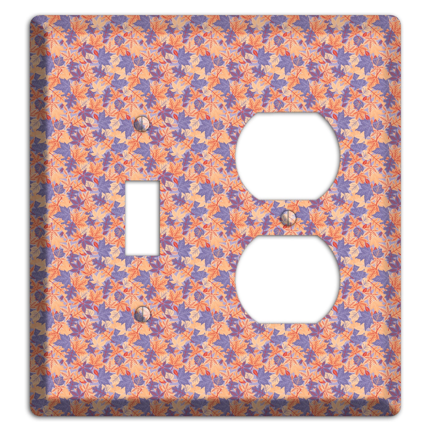 Autumn Leaves Overlay Toggle / Duplex Wallplate