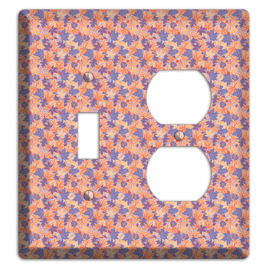 Autumn Leaves Overlay Toggle / Duplex Wallplate