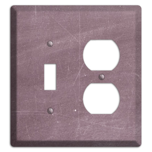 Chalk Maroon Toggle / Duplex Wallplate