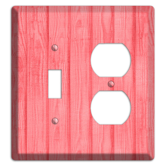 Geraldine Soft Coral Toggle / Duplex Wallplate