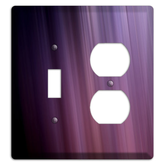 Eggplant Ray of Light Toggle / Duplex Wallplate