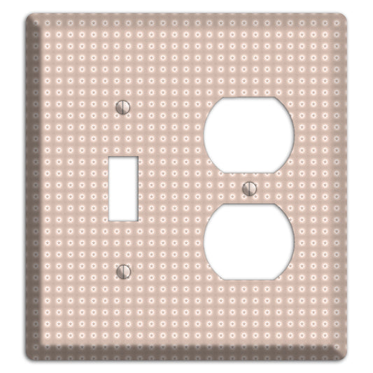 Beige with Circled Stars Toggle / Duplex Wallplate