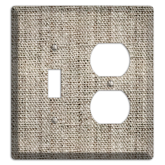 Niagara Burlap Toggle / Duplex Wallplate