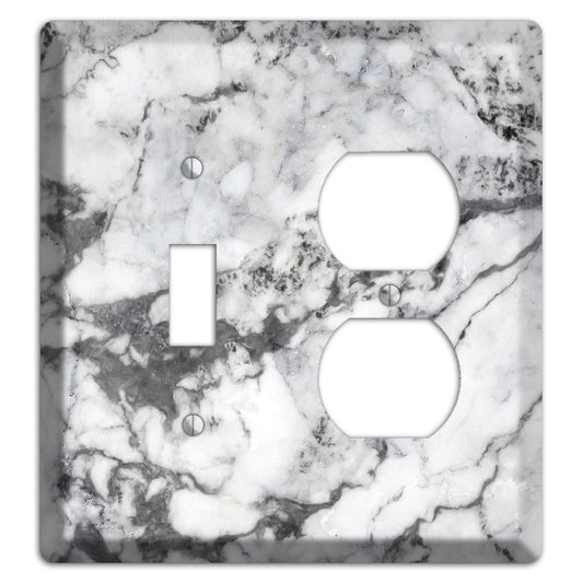 Scarpa Flow Marble Toggle / Duplex Wallplate