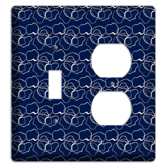 Blue with Irregular Circles Toggle / Duplex Wallplate