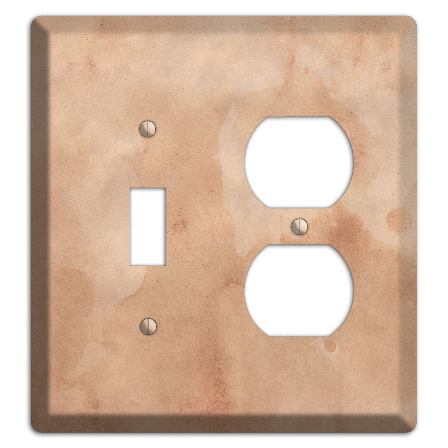 Aged Paper 1 Toggle / Duplex Wallplate