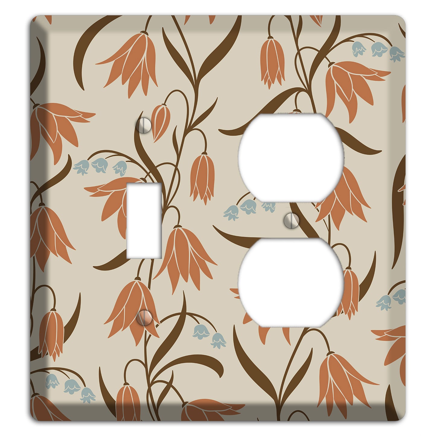 Spring Floral 1 Toggle / Duplex Wallplate