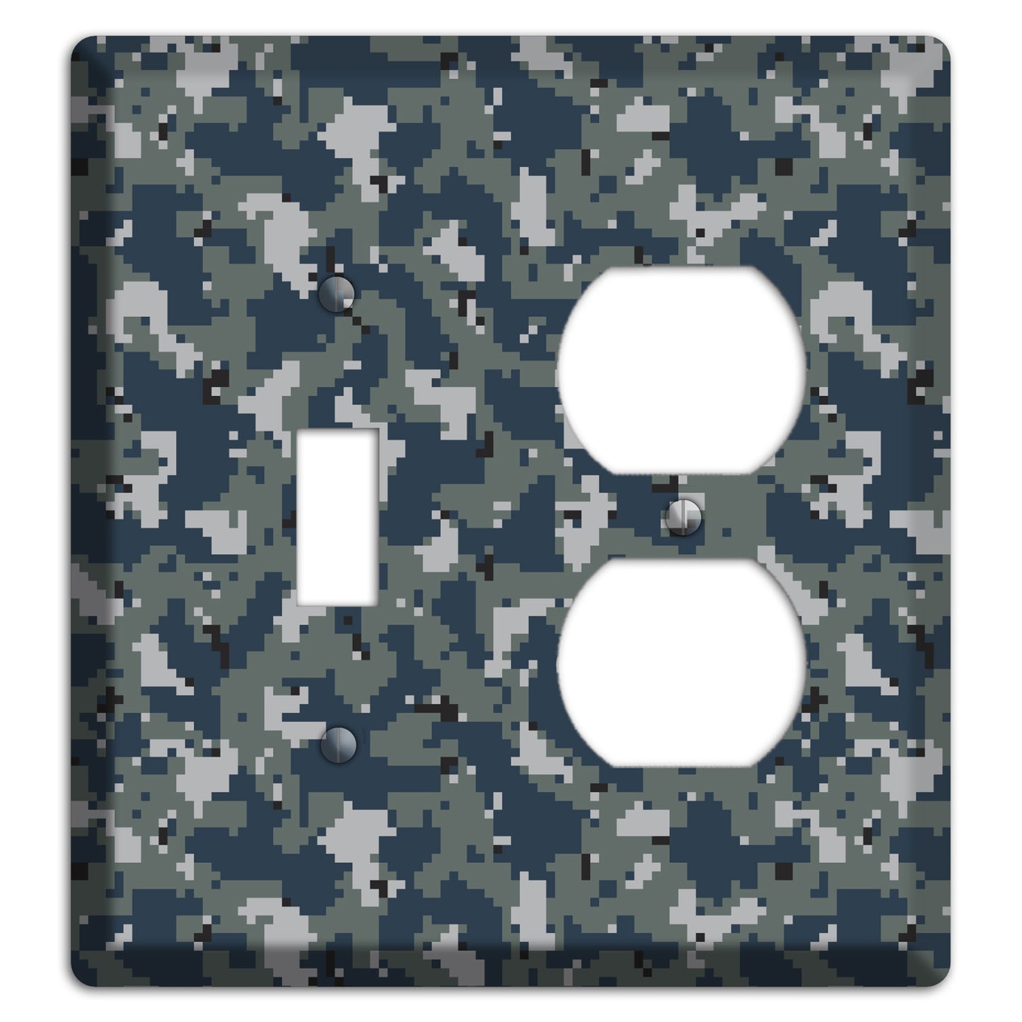 Navy 2007 Camo Toggle / Duplex Wallplate