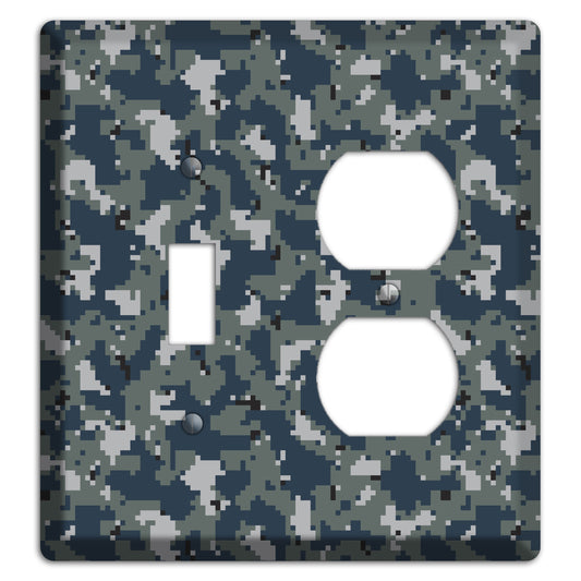 Navy 2007 Camo Toggle / Duplex Wallplate