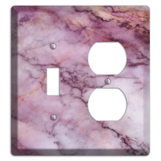 Lily Marble Toggle / Duplex Wallplate