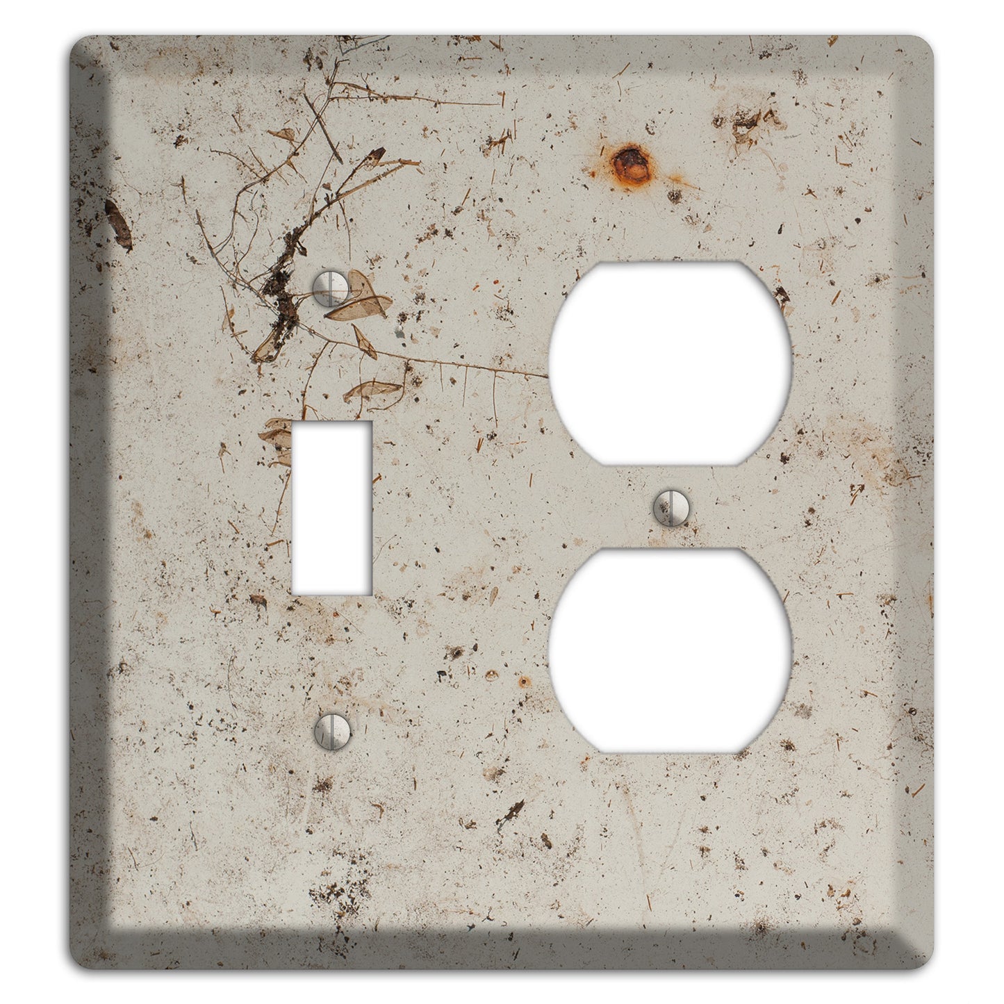 Spotted Concrete Toggle / Duplex Wallplate