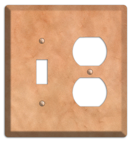 Aged Paper 12 Toggle / Duplex Wallplate