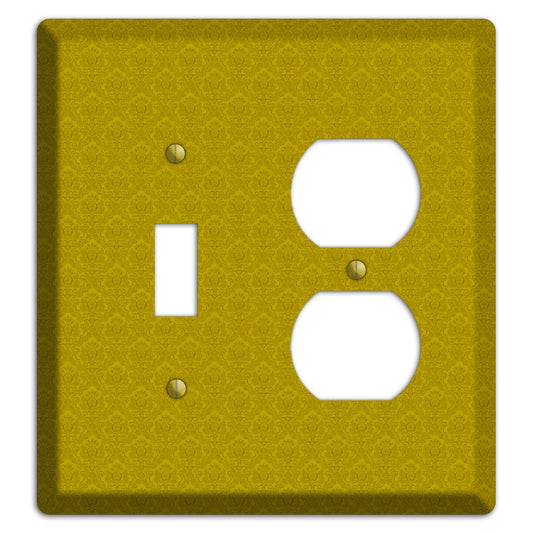 Mustard Cartouche Toggle / Duplex Wallplate