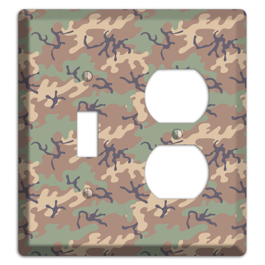 Jungle 1968 Camo Toggle / Duplex Wallplate