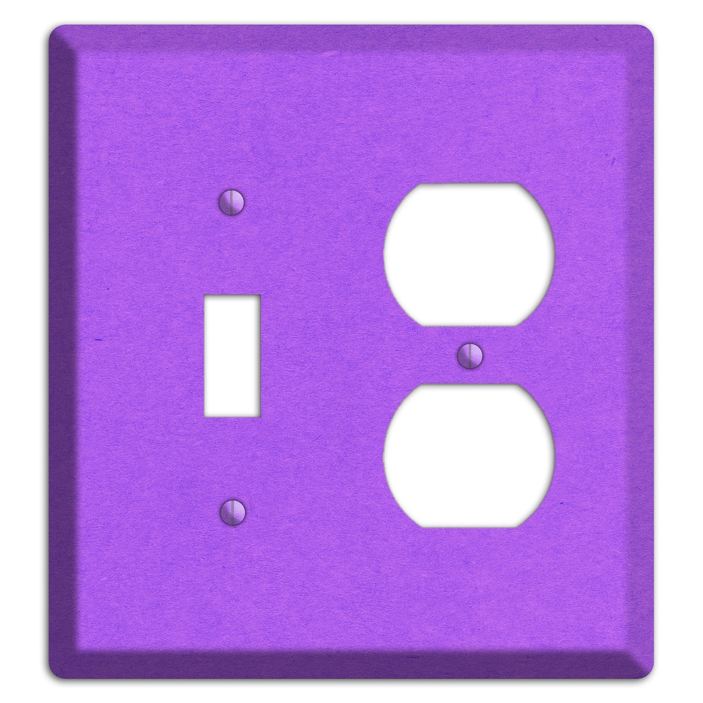 Dark Orchid Kraft Toggle / Duplex Wallplate