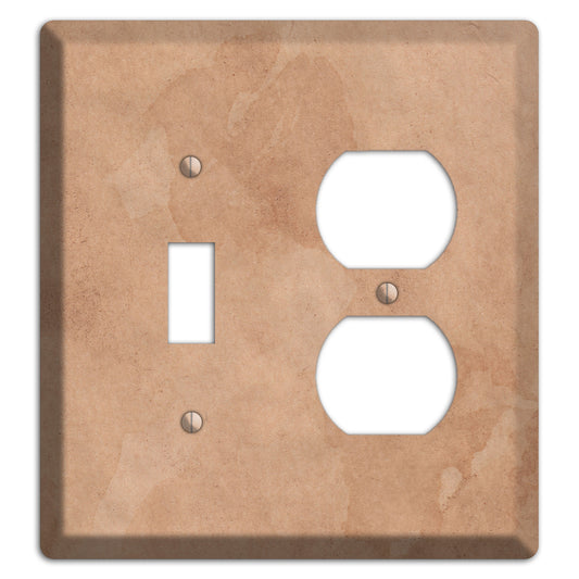 Aged Paper 3 Toggle / Duplex Wallplate