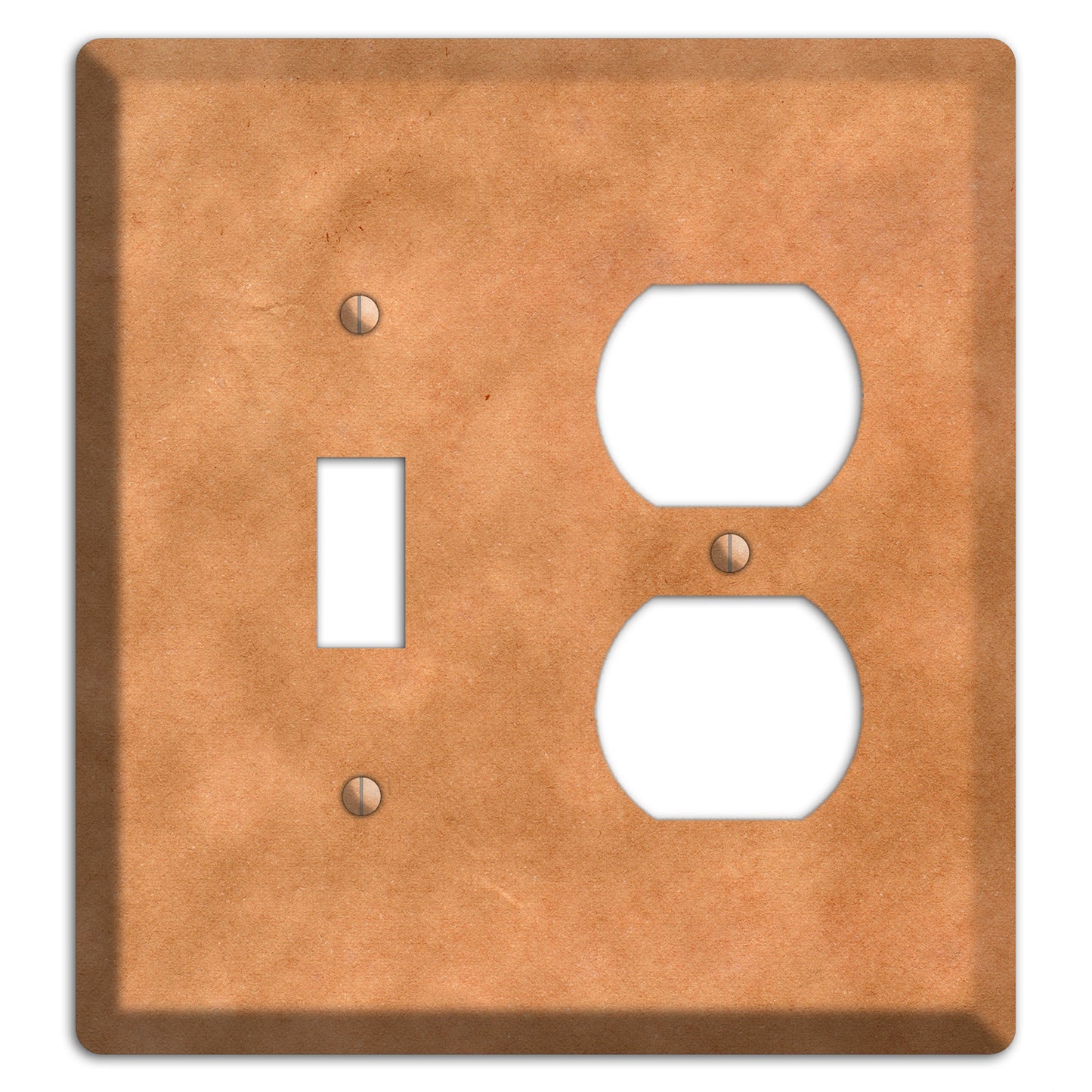 Aged Paper 8 Toggle / Duplex Wallplate