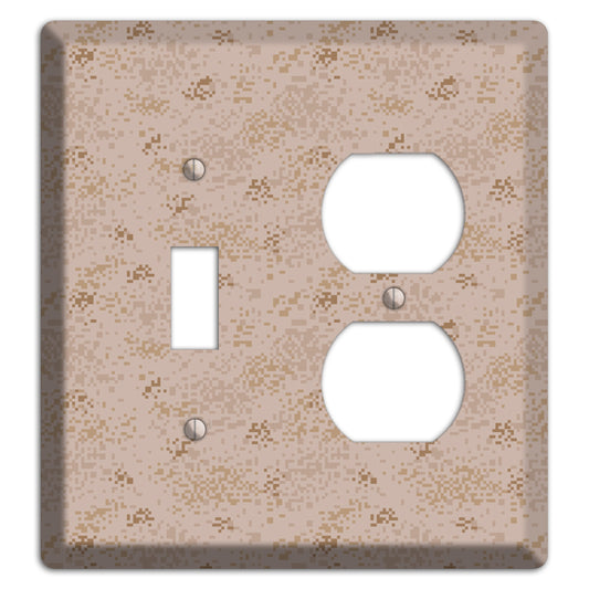 Marpat Desert Camo Toggle / Duplex Wallplate