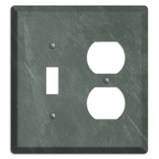 Chalk Dark Green Toggle / Duplex Wallplate