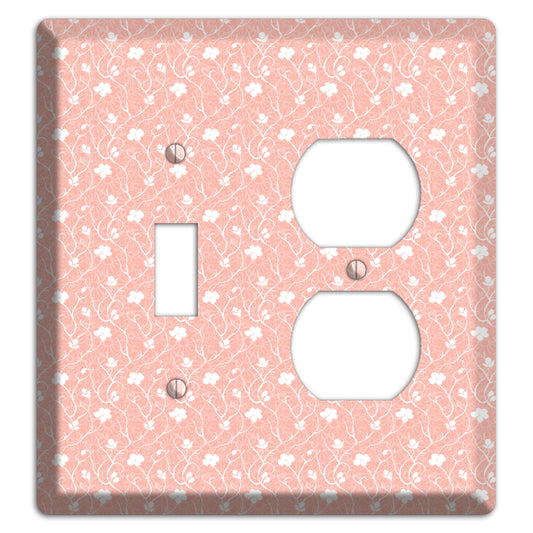 Salmon Sprig Toggle / Duplex Wallplate