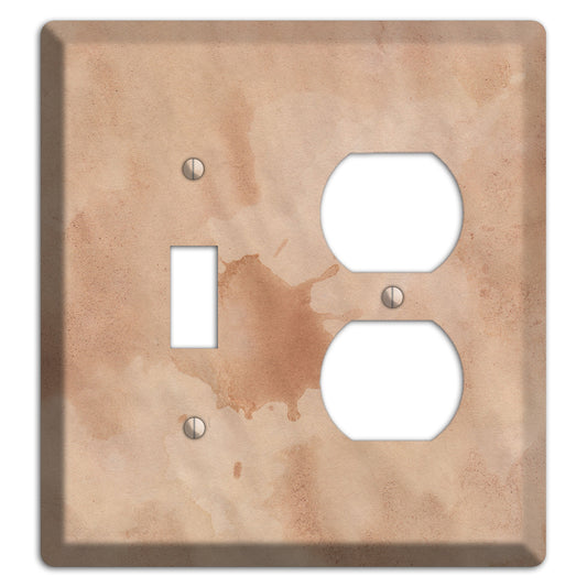 Aged Paper 2 Toggle / Duplex Wallplate