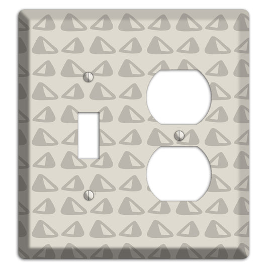 Simple Scandanavian Style NN Toggle / Duplex Wallplate