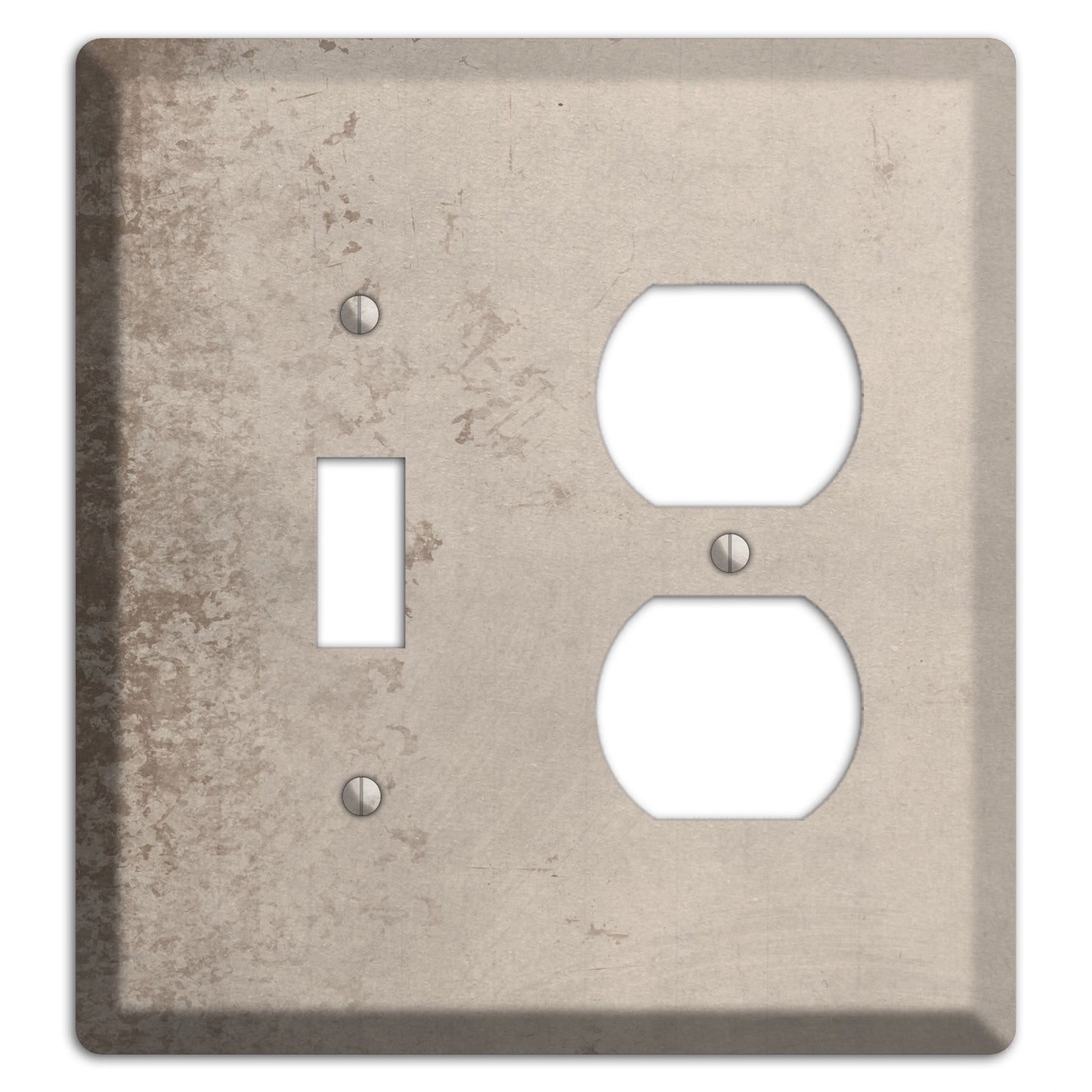 Sisal Vintage Grunge Toggle / Duplex Wallplate