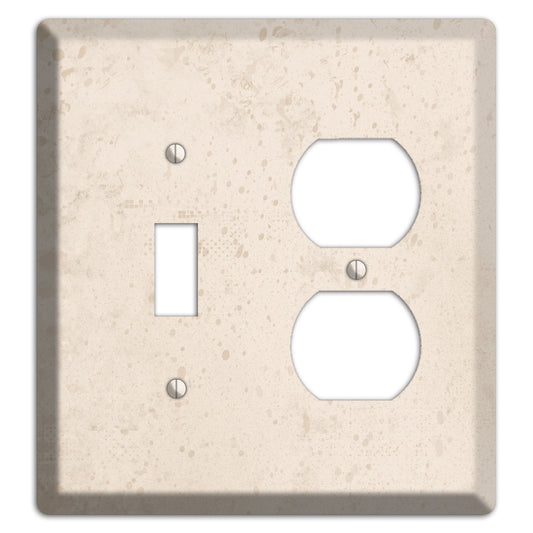 Bone Neutral Texture Toggle / Duplex Wallplate