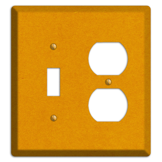 Tangerine Kraft Toggle / Duplex Wallplate