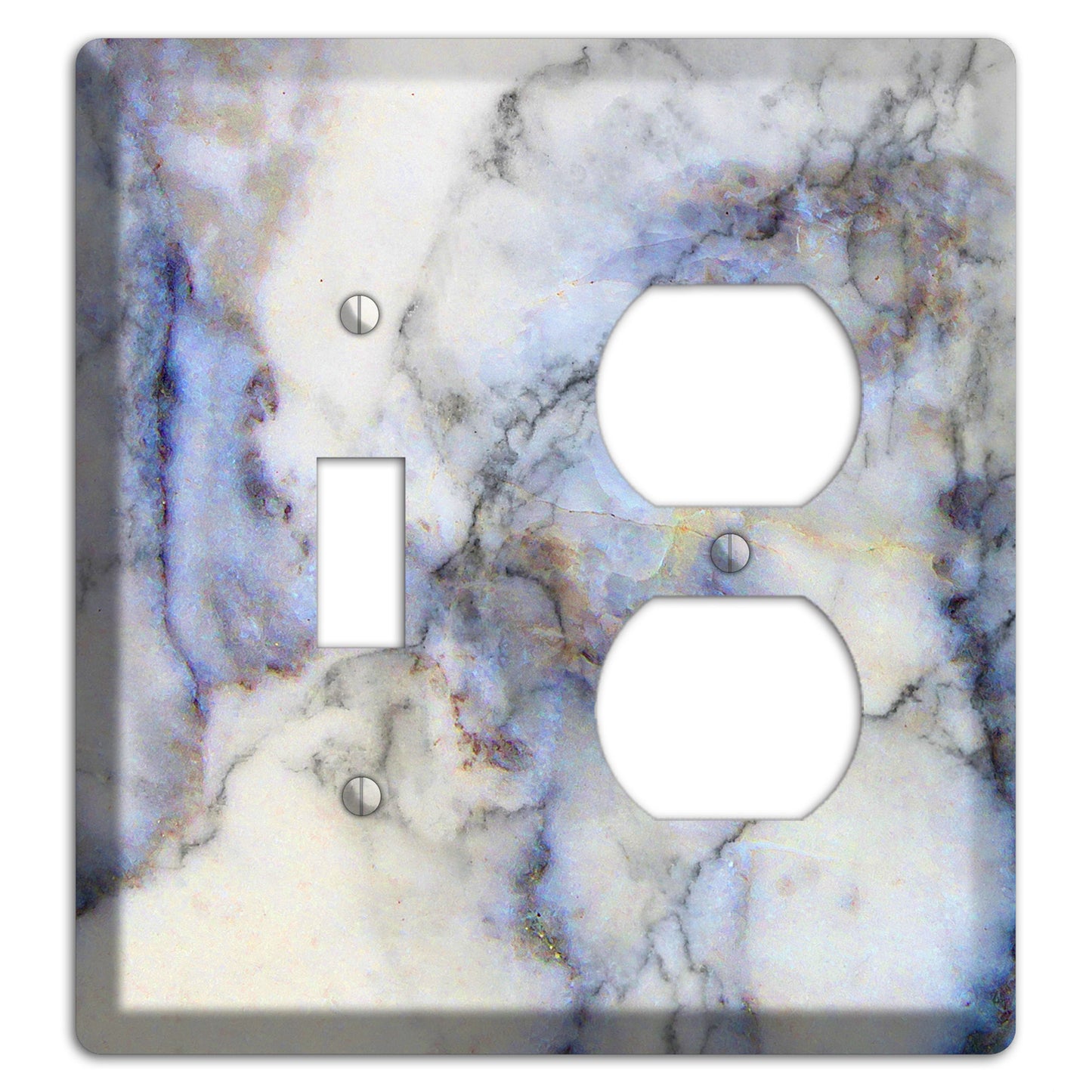 Spindle Marble Toggle / Duplex Wallplate