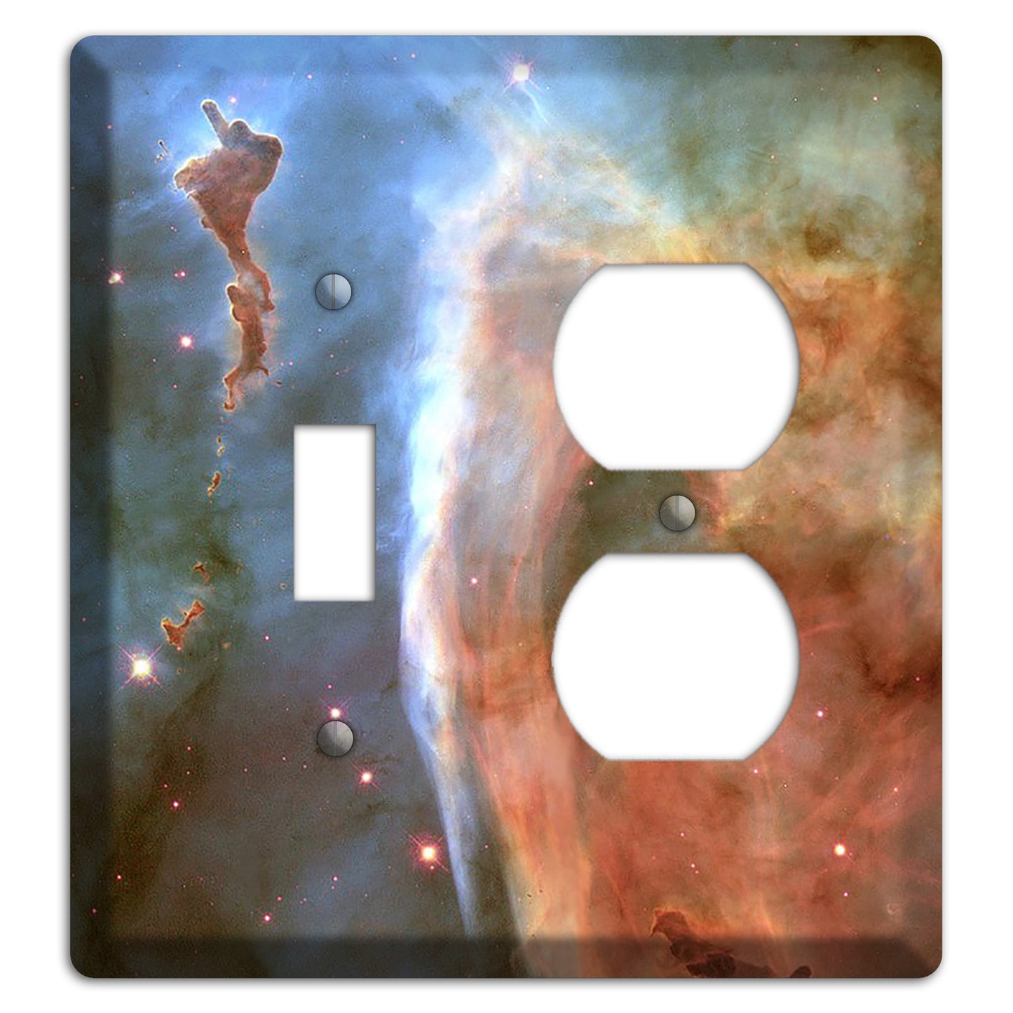 Carina Nebula Toggle / Duplex Wallplate