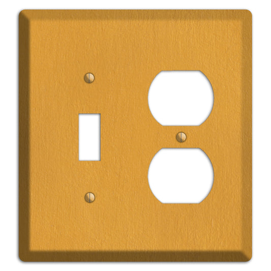 Stucco Yellow Toggle / Duplex Wallplate