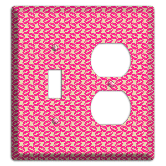 Pink Kisses Toggle / Duplex Wallplate