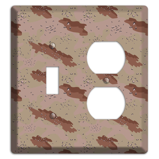 Chocolate Chip Camo Toggle / Duplex Wallplate