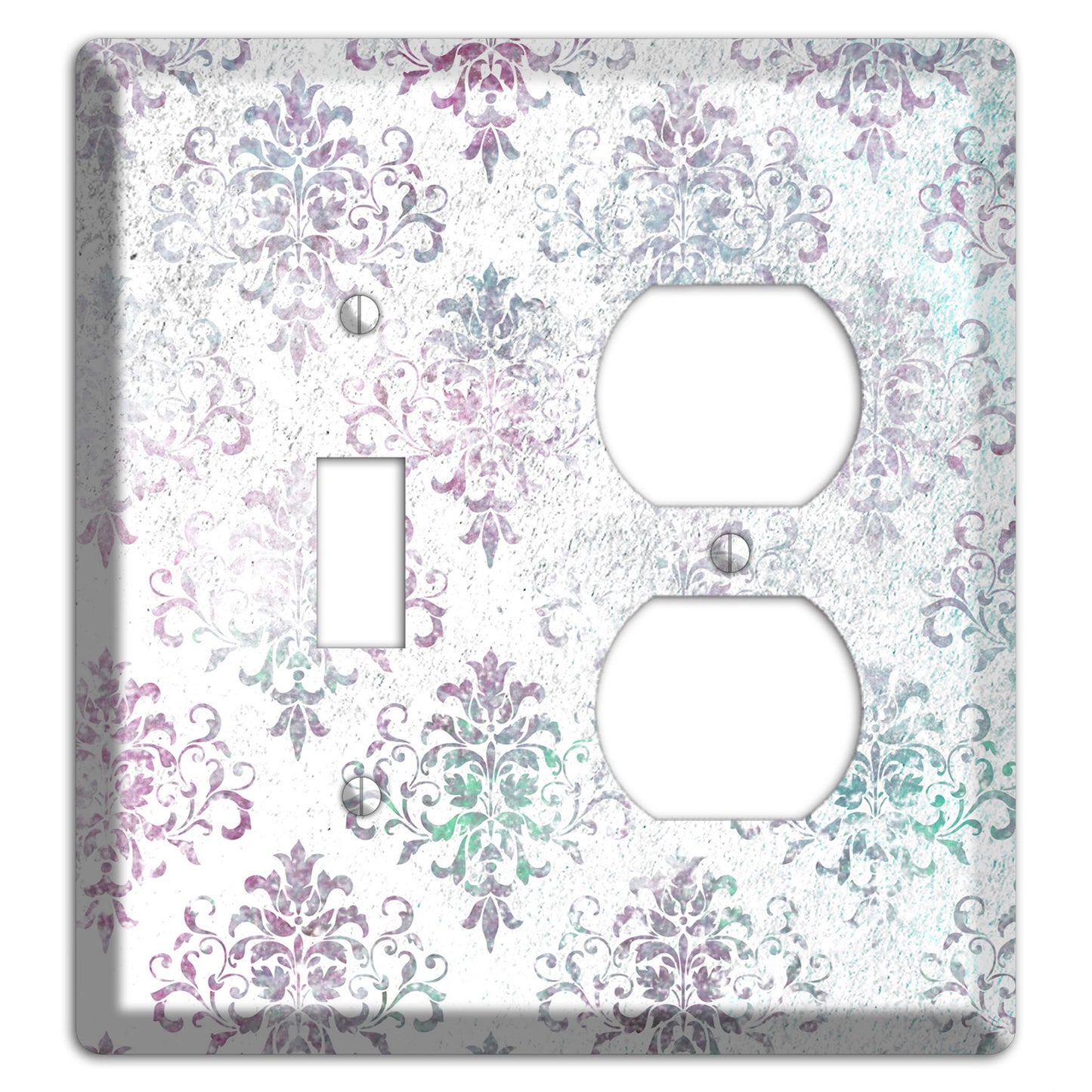 Tiara Whimsical Damask Toggle / Duplex Wallplate