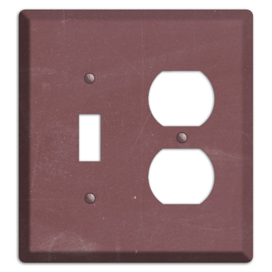 Chalk Dark Maroon Toggle / Duplex Wallplate