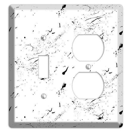 Ink Splash 1 Toggle / Duplex Wallplate