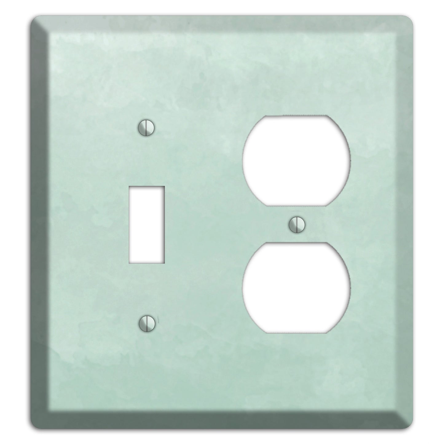 Sea Foam Green Ombre Toggle / Duplex Wallplate