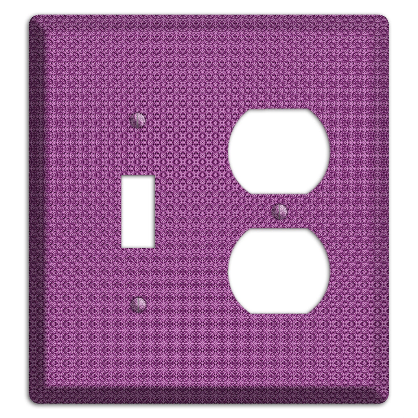 Multi Purple Foulard Toggle / Duplex Wallplate