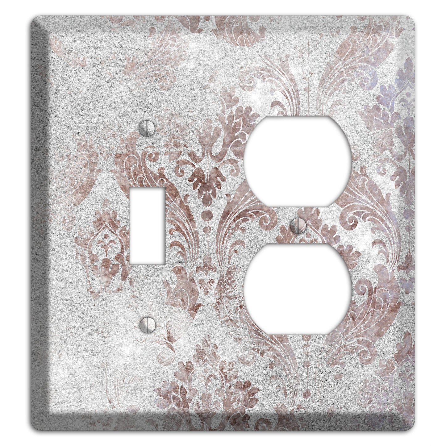 Nobel Whimsical Damask Toggle / Duplex Wallplate