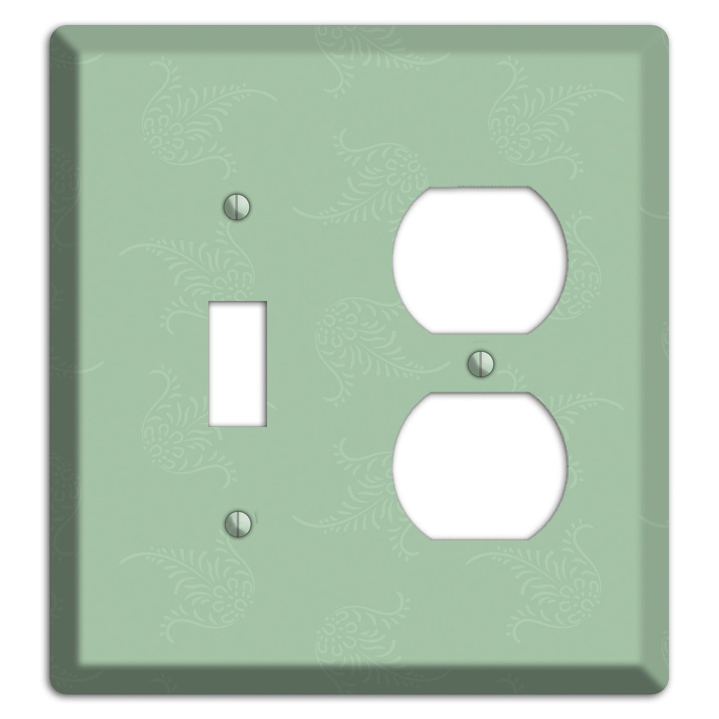 Sage Cartouche Toggle / Duplex Wallplate